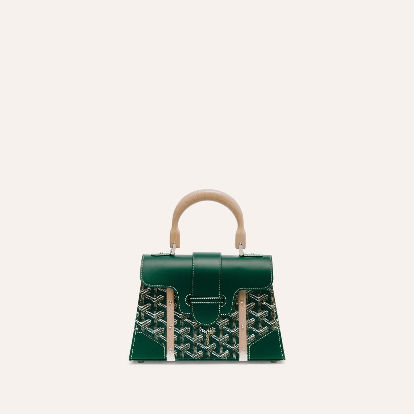 Goyard Saigon Structured Mini Bag Green - Image 2